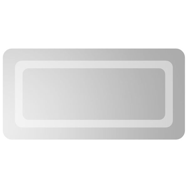 vidaXL Kylpyhuoneen LED-peili 30x60 cm