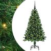 vidaXL Tekojoulukuusi Vihre&auml; 120 cm PVC:t&auml; ja Ter&auml;st&auml; ja Muovia