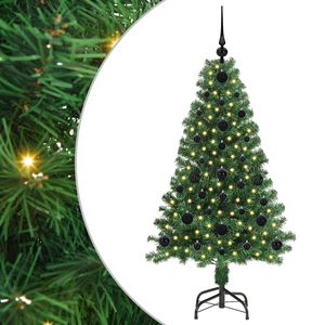 vidaXL Tekojoulukuusi Vihre&auml; 120 cm PVC:t&auml; ja Ter&auml;st&auml; ja Muovia
