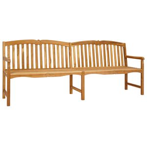 vidaXL K&auml;sintehty Ruusupenkki 228 x 61 x 94,5 cm Tiikkipuu