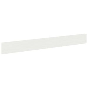 vidaXL Nurmireunus 10 kpl 100 x 12 cm Ter&auml;s valkoinen