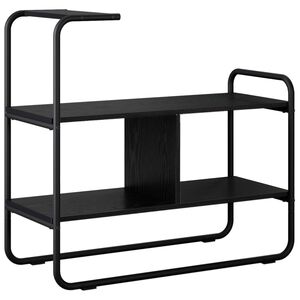 vidaXL Konsolip&ouml;yt&auml; Musta tammi 80 x 35 x 75 cm Tekninen puu