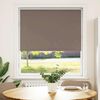 vidaXL Rullaverho Blackout kahvi 115x130 cm Kankaan leveys 110,7 cm