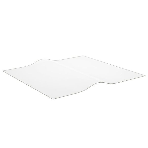 vidaXL Pöytäsuoja läpinäkyvä 90x90 cm 1,6 mm PVC