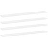 vidaXL Kirjahyllytasot 4 kpl valkoinen 80x10x1,5 cm lastulevy