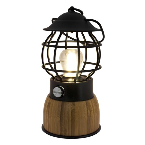 Eurotrail LED-retkeilyvalaisin Breeze bambu musta