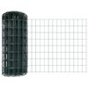 vidaXL Euroaita with Post 10 x 0,4 m PVC-pinnoitettu ter&auml;s Vihre&auml;