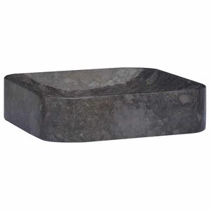 vidaXL Pesuallas musta 40x40x10 cm marmori