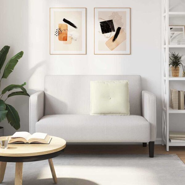 vidaXL Selkätyyny Kerma 50 x 45 cm Korduroikangas