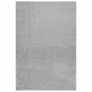 vidaXL Matto pest&auml;v&auml; pehme&auml; lyhyt nukka 160x230 cm liukumaton harmaa