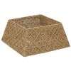 vidaXL Joulupuun kaula Neli&ouml; Luonnollinen 50 x 50 x 25 cm Merilev&auml;