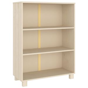 vidaXL Kirjahylly HAMAR hunajanruskea 85x35x112 cm t&auml;ysi m&auml;nty