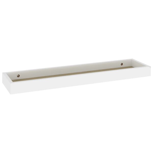 vidaXL Loggia sein&auml;hyllyt 4 kpl tammi ja valkoinen 60x15x4 cm MDF