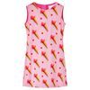 vidaXL Lasten mekko kirkas pinkki 104