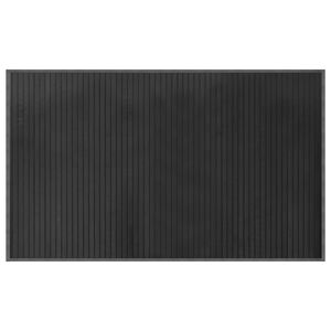 vidaXL Matto suorakaiteen muotoinen harmaa 60x100 cm bambu