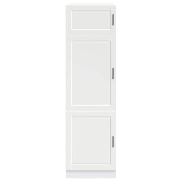 vidaXL Keitti&ouml;kaappi Porto valkoinen tekninen puu