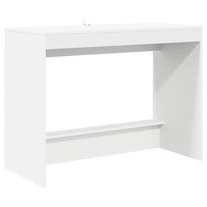 vidaXL S&auml;nky P&ouml;yt&auml; valkoinen Tekninen puu 100 x 45 x 75 cm