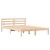 vidaXL S&auml;ngyn runko Ruskea 225,5 x 165,5 x 69,5 cm Massiivinen m&auml;nty