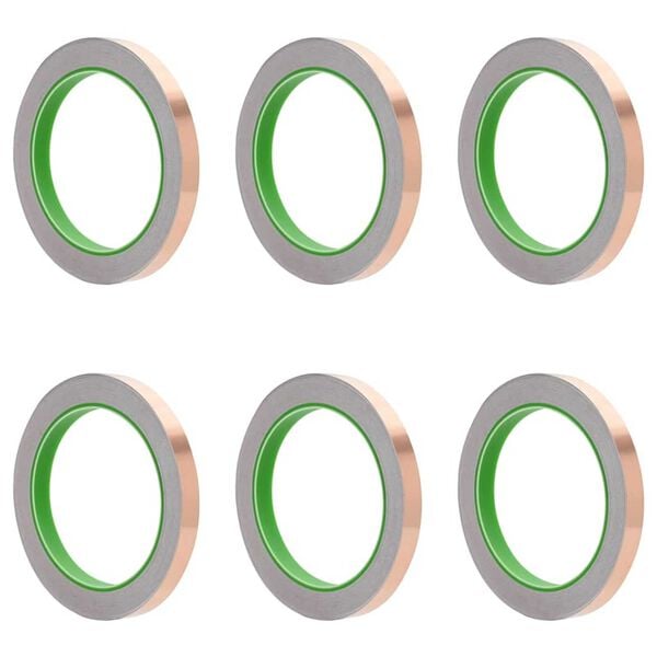 vidaXL Kupariteippi 6 pcs Kupari 2000 x 1 cm Kupari