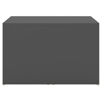 vidaXL 3-osainen Sohvapöytäsarja harmaa 60x60x30 cm lastulevy