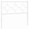 vidaXL Metallinen vaihtop&auml;&auml;ty valkoinen 100 cm