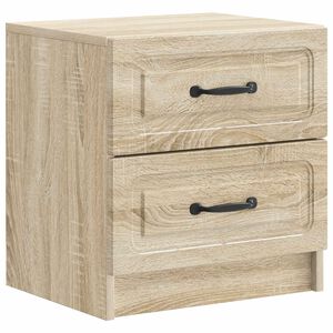 vidaXL Y&ouml;p&ouml;yt&auml;kaappi Sonoma-tammi 43 x 34,5 x 44,5 cm Tekninen puu