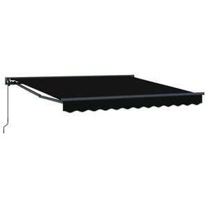 vidaXL Aurinkovarjon runko Musta 300 x 250 cm
