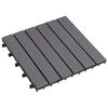 vidaXL Laudat 20 kpl Harmaa 30 x 30 cm Akasiapuu