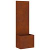 vidaXL Puutarhan yksityisyyden verho Ruosteinen 50 x 32 x 150 cm
