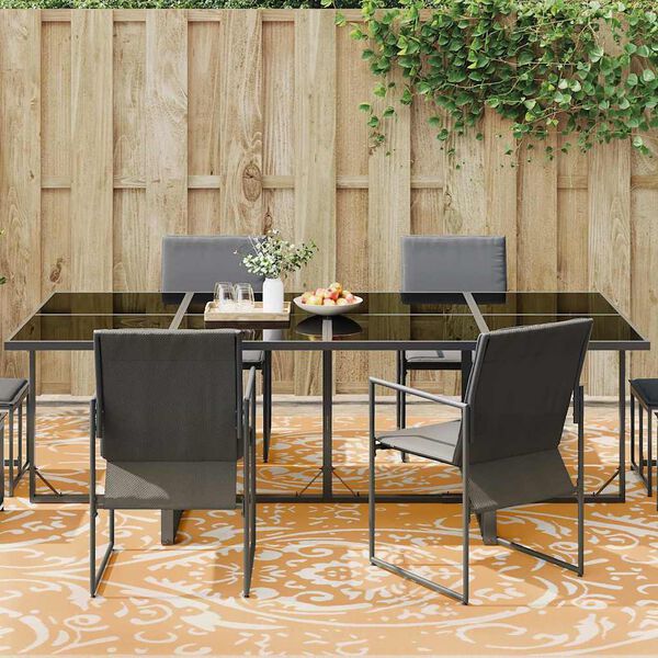 vidaXL Ulkokäyttöön tarkoitettu matto ARAKIL Oranssi ja valkoinen