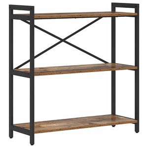 vidaXL Kirjahylly 80 x 30 x 85 cm Tekninen puu Vanha puu