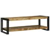 vidaXL Sohvap&ouml;yt&auml; Ruskea 120 x 50 x 38 cm Kiinte&auml; mango puu