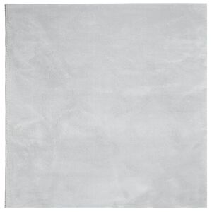 vidaXL Matto HUARTE lyhytnukkainen ja pest&auml;v&auml; harmaa 240x240 cm