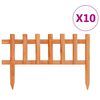 vidaXL Nurmikonreunukset 10 kpl kuusi 4,4 m