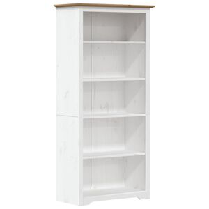 vidaXL Kirjahylly BODO ruskea 82x40x173 cm t&auml;ysi m&auml;nty 5-kerrosta