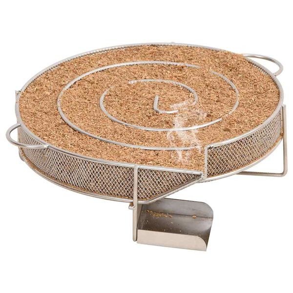 vidaXL Kylmäsavugeneraattori pyöreä 19,5 cm ruostumaton teräs