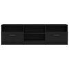 vidaXL TV-kaappi Musta tammi. 150 x 33,5 x 45 cm Tekninen puu