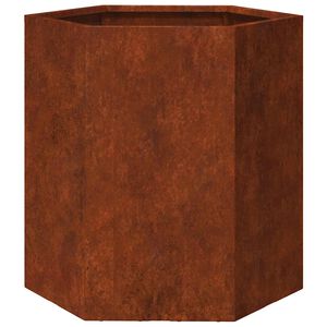 vidaXL Kukkalaatikko ruoste 40x40x45 cm Corten ter&auml;s