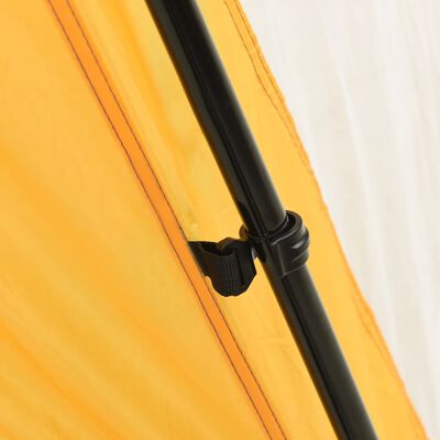 vidaXL Uima-altaan teltta kangas 660x580x250 cm kangas keltainen
