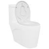 vidaXL WC-istuin Valkoinen 47 x 37 x 4 cm Duroplast