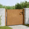 vidaXL Puutarhaportti 100x100 cm Corten-ter&auml;s