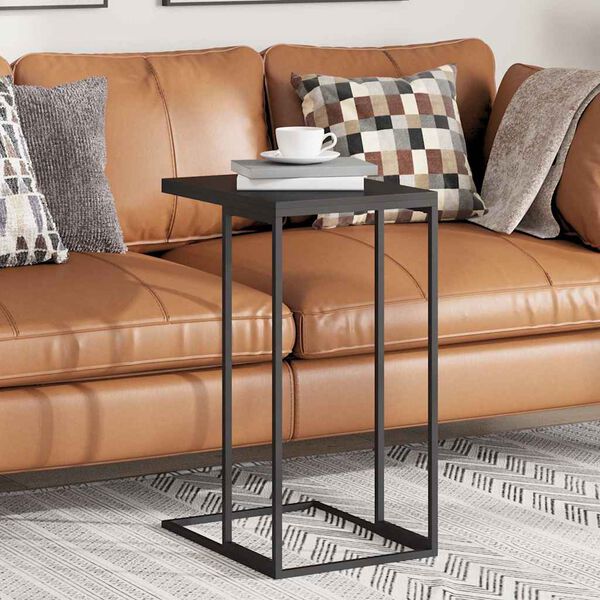 vidaXL Sivup&ouml;yt&auml; musta 40x30x59 cm tekninen puu