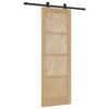 vidaXL Liukuovi ORKDAL Luonnollinen 73,5 x 211 cm T&auml;ysi m&auml;nty