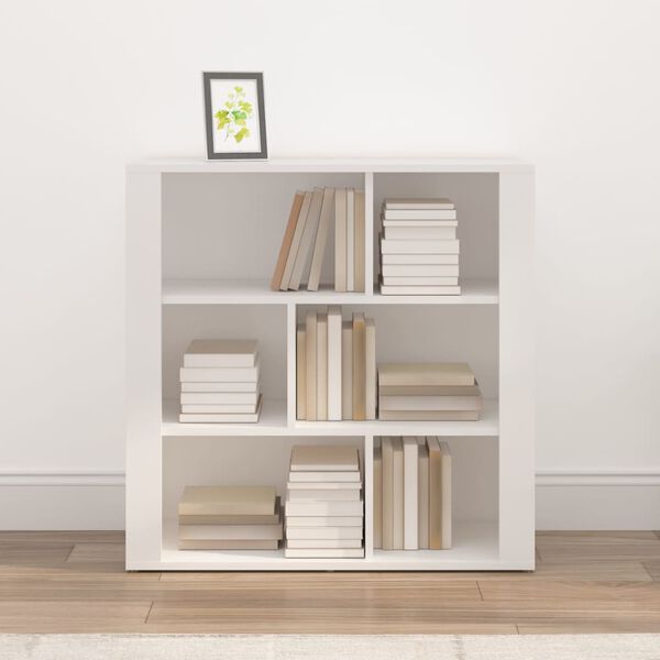 vidaXL Senkki valkoinen 80x30x80 cm tekninen puu