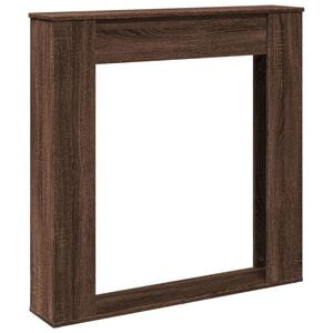 vidaXL Takan ymp&auml;rys ruskea tammi 100x20x100 cm tekninen puu