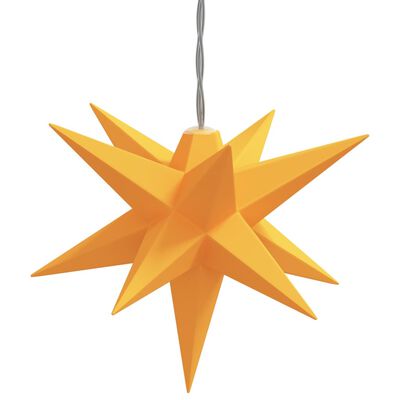 vidaXL Joulun tähtivalo 10 LED-valoa keltainen 10 cm