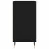 vidaXL Senkki musta 57x35x70 cm tekninen puu