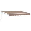 vidaXL Vedett&auml;v&auml; markiisi Taupe 4,5 &times; 3 m