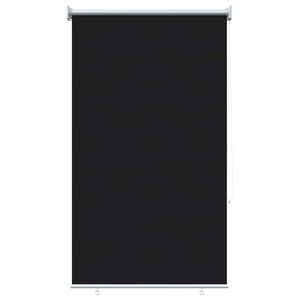 vidaXL Ulkoilman rullakaihdin UV-suojaus Musta 100 x 230 cm (L x K)