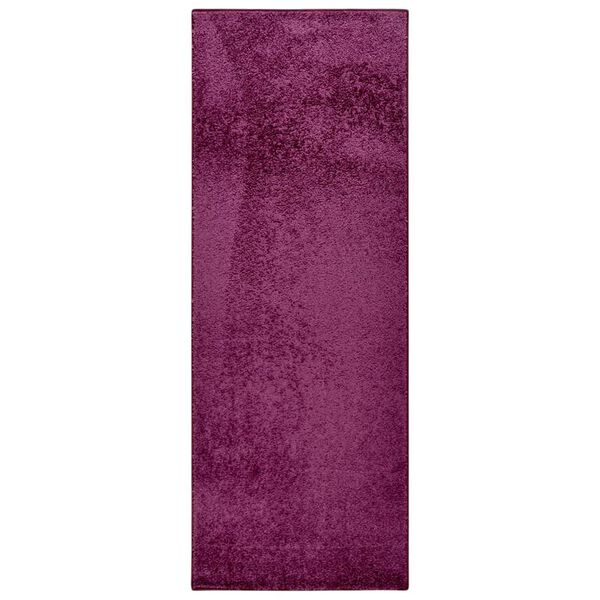 vidaXL Pehme&auml;nukkainen matto liukumaton 67x180 cm purppura